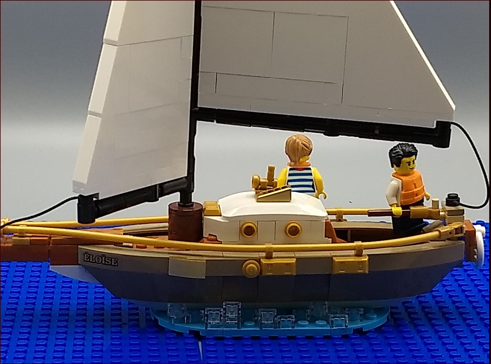 Lego Sail Boat made by Eli
